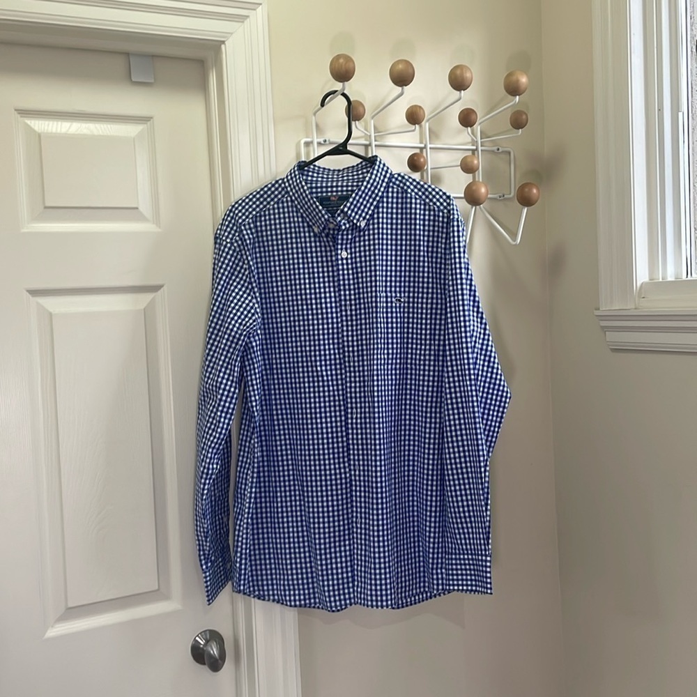 Vineyard Vines - Casual Button Down - Blue - Large